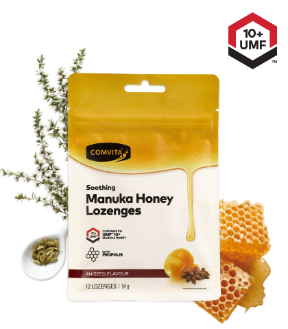 Comvita Manuka Honey With Propolis 12 Lozenges Aniseed